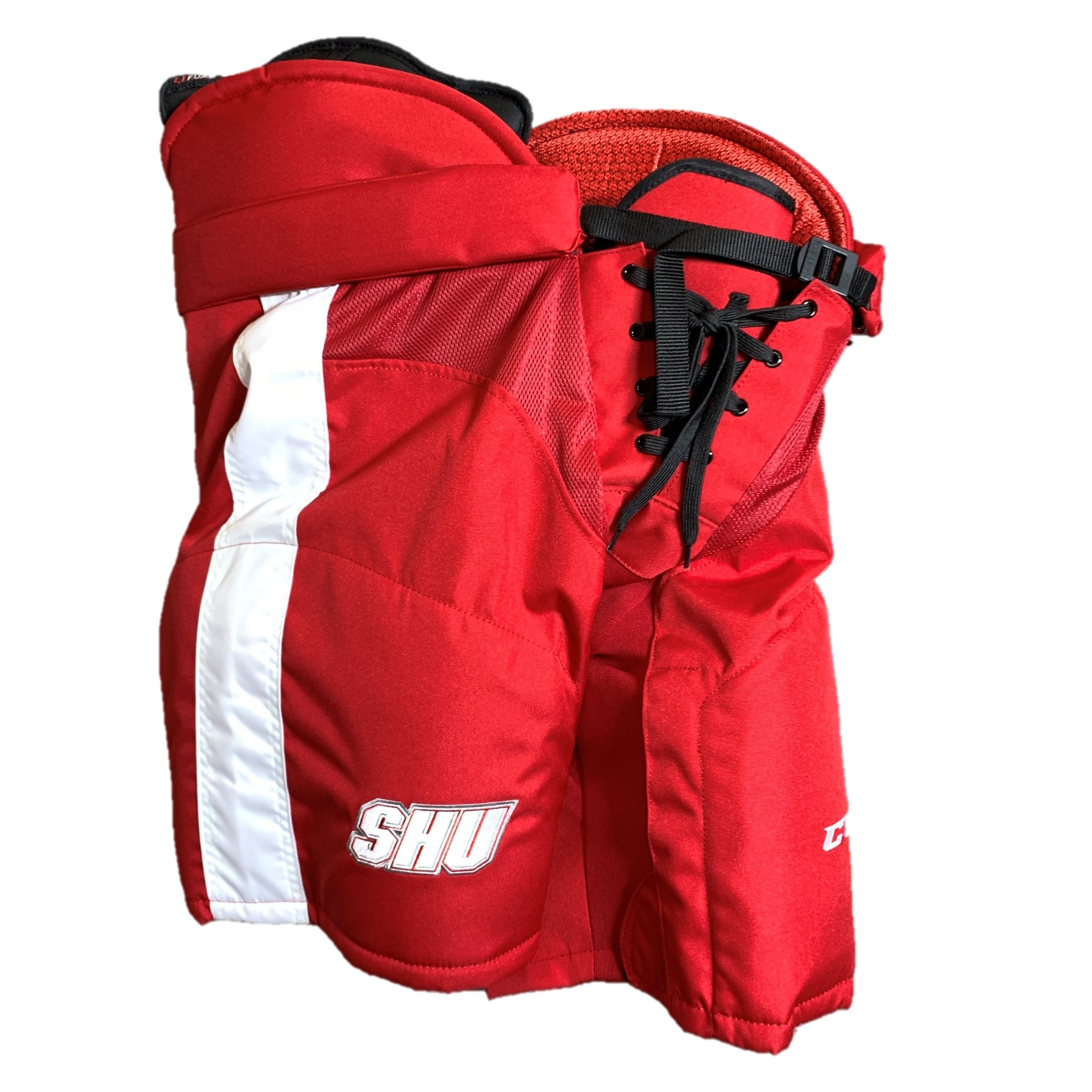 CCM HP45X - Pantalon NCAA Senior Pro Stock (Rouge/Blanc)